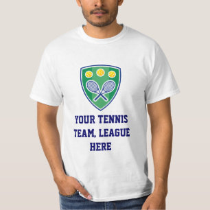 Camisetas y sudorosos de la Liga de Tenis T. ¡Per