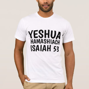 Camisetas YESHUA JESUS MESSIAH, camiseta mesiánica