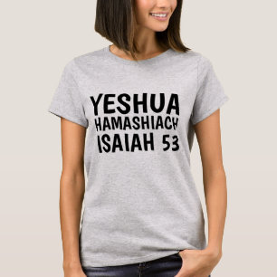 Camisetas YESHUSA JESUS MESSIAH, camiseta mesiáni