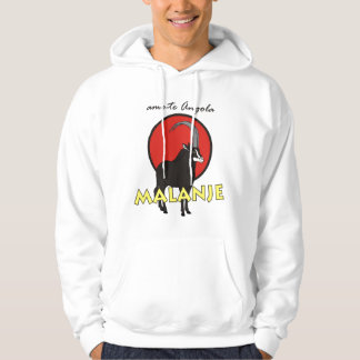 camisola com capucho - amo-te Angola - Malanje