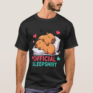 Camisón Oficial de Capibara Lindo Dormir Camiseta