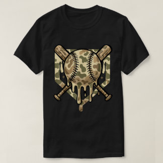 Camo Béisbol con camiseta para niños y jugadores