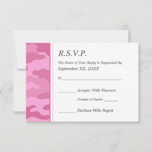 Camo Boda Militar RSVP