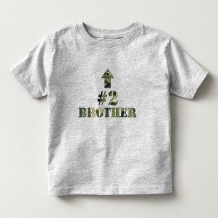 Camo Camo Camo camisa del Hermano Medio / Soy el #