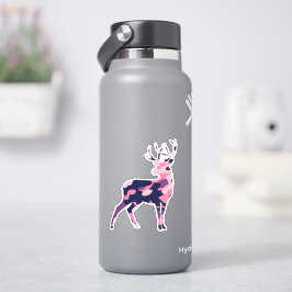 Camo Deer Pegatina