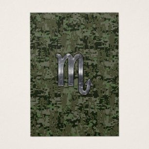 Camo digital Scorpio Zodiac Rótulo Woodland
