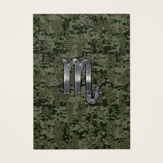 Camo digital Scorpio Zodiac Rótulo Woodland (Frente)