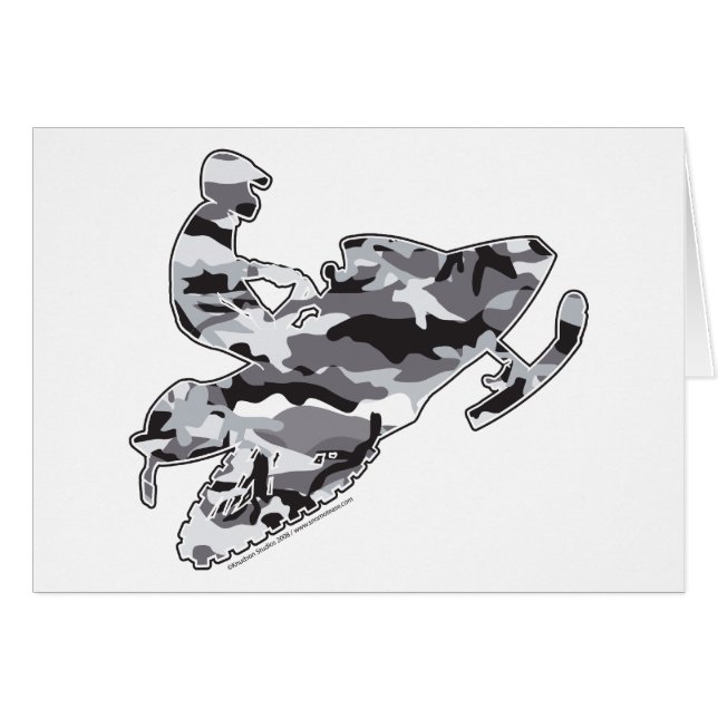 Camo Gray Sled en una copia en negro (Anverso (Horizontal))
