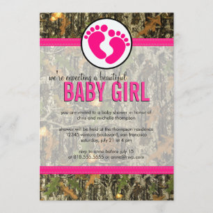 Camo - Invitación a la ducha para bebés