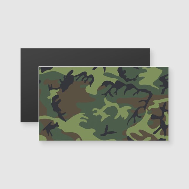 Camo militar de la Selva Verde (Anverso/Reverso)