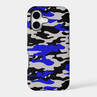 Camo negro y azul - iPhone 5