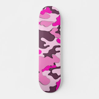 Camo rosa / Skateboard