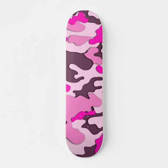 Camo rosa / Skateboard (Anverso )
