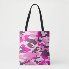 Camo rosado/la bolsa de asas