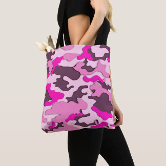 Camo rosado/la bolsa de asas