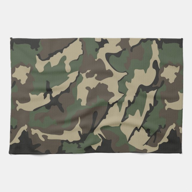 Camo, toalla de cocina (Horizontal)