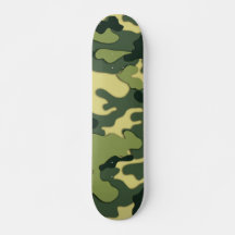 Camo verde / Skateboard