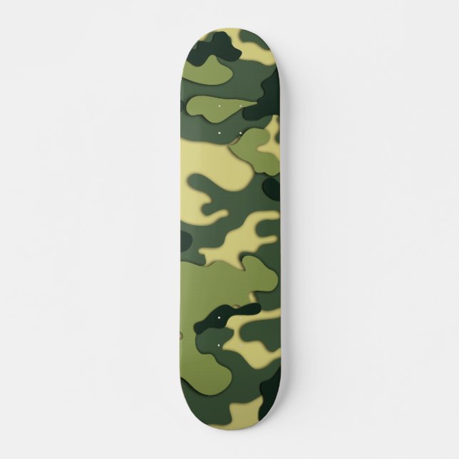 Camo verde / Skateboard (Anverso )
