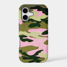 Camoflauge rosa y verde