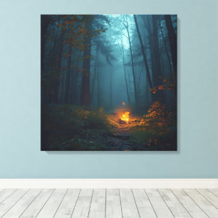 Campamento al Atardecer – Impresión de Arte del Bo