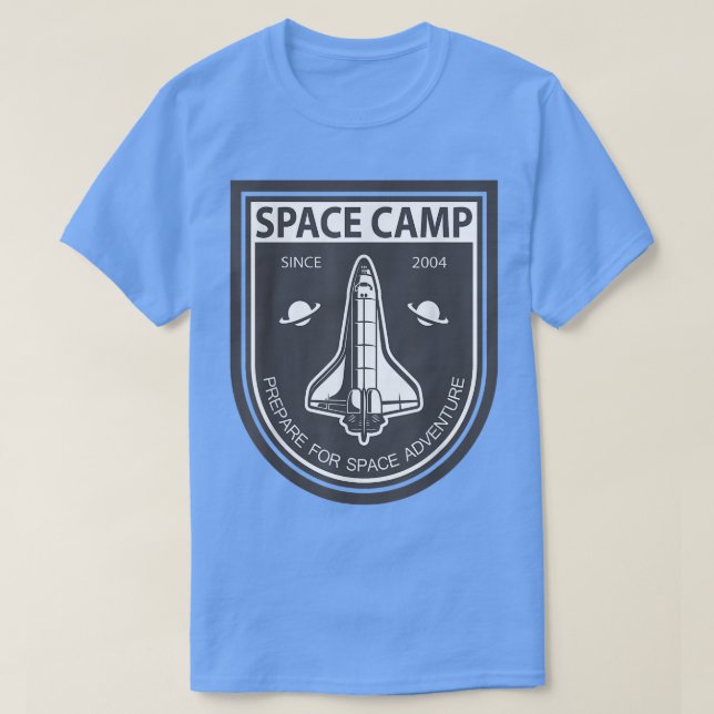 Campamento espacial - Camisetas espaciales retro d (Diseño del anverso)