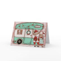 Campamento permanente - Tarjeta de Navidades