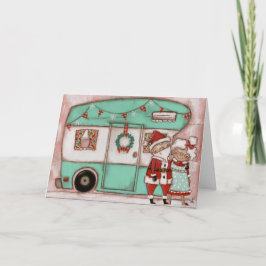 Campamento permanente - Tarjeta de Navidades