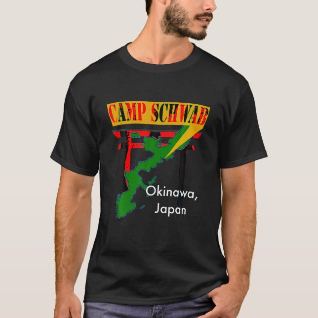 Campamento Schwab Nago Okinawa Camisa Japón (Anverso)