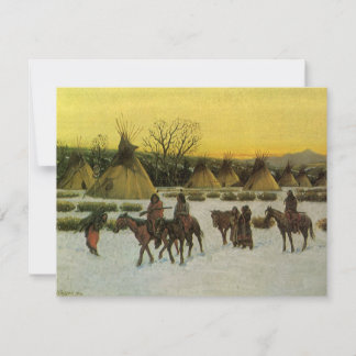 Campamento Sioux en Wounded Knee por John Hauser