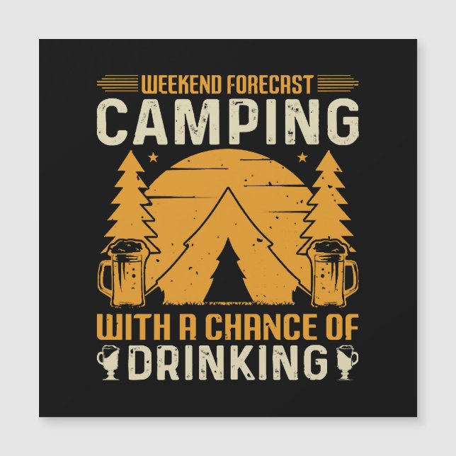 Campamento y bebida (Anverso)