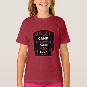 Campamento Y Pesca Camiseta