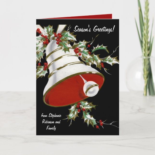 Campaña blanca y tarjetas de Navidades personales  (Anverso)