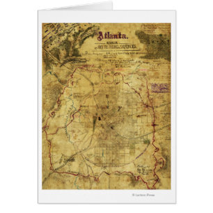 Campaña de Atlanta - Mapa Panorámico de la Guerra 