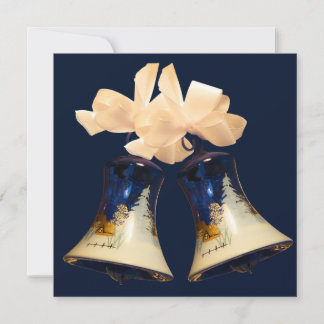 Campana de Navidad Azul de Navidad