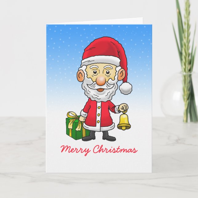 Campana de Navidad con Santa (Anverso)