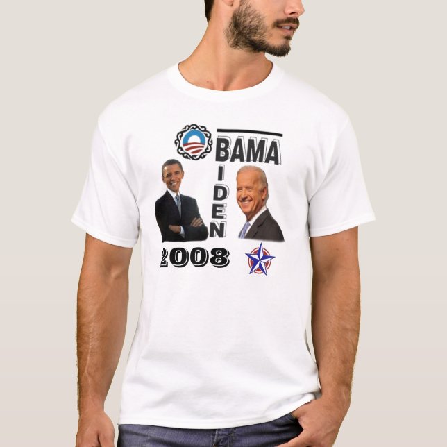 Campaña de Obama Biden Camisa masculina (Anverso)