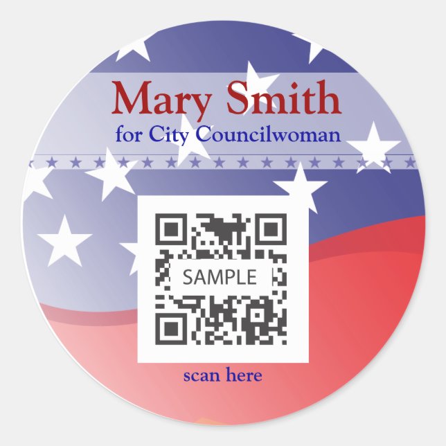 Campaña de plantilla de pegatina (Anverso)