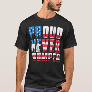 Campaña electoral de camiseta nunca Trump