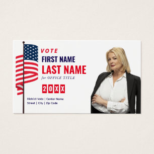 Campaña electoral de candidato político personaliz