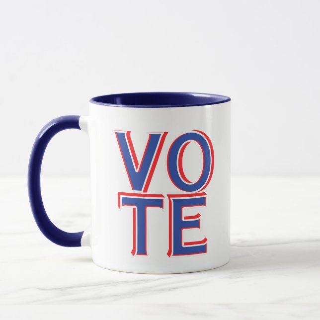 Campaña electoral de la Copa de tazas de café azul (Izquierda)