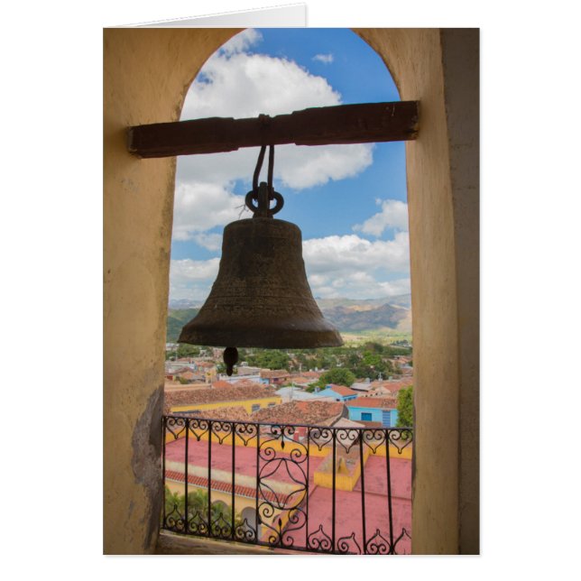 Campana en una torre de iglesia, Cuba (Frente)
