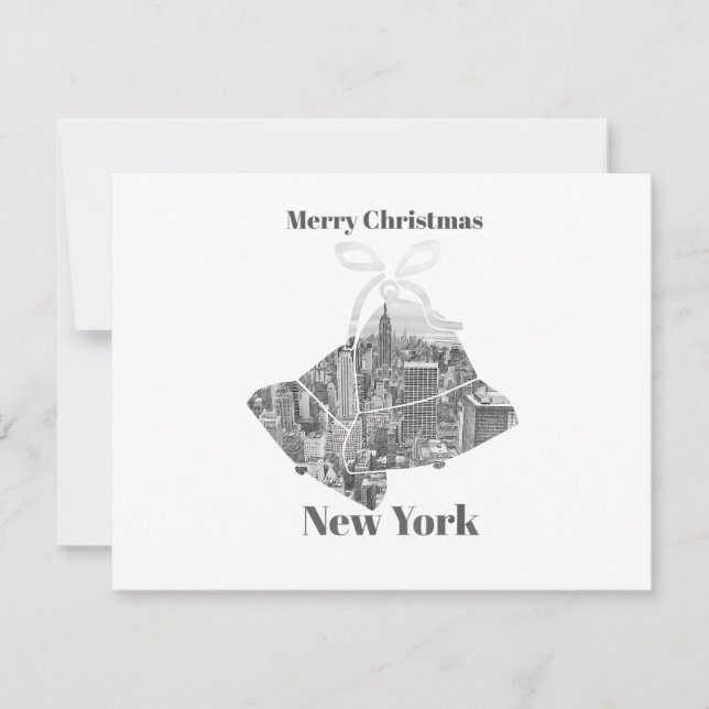 Campana Feliz Navidad Nueva York (Anverso)