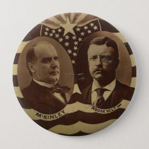 Campaña por el botón McKinley/Roosevelt