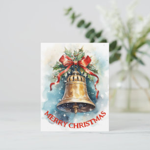Campana Vintage - Tarjeta de Navidad