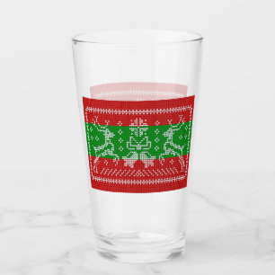 Campanas de jingle de suéter feo Navidad renos cro