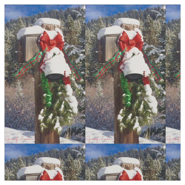 Campanas de navidades en la tela de las montañas (Retal)