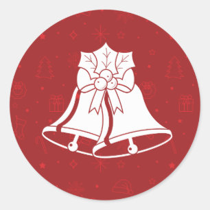 CAMPANAS DE PLATA / Pegatinas de Navidad