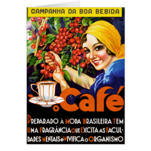 Campanha Da Boa Bebida Café Vintage Ad Poster