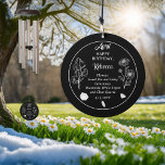 Campanilla April Daisy y SweetPea Birthday Keepsake<br><div class="desc">En realidad, abril tiene dos flores en celebración de los cumpleaños de este mes: margaritas y arándanos. Este diseño incluye la piedra de piedra de la piedra gema de abril, el diamante, pero también se incluyen topaz blanco y cuarzo claro. Este diseño presenta todos los detalles en blanco sobre fondo...</div>