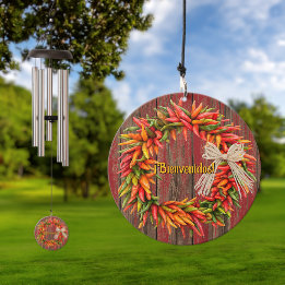 Campanilla Bienvenidos al suroeste de Chile Ristra Wreath Bie